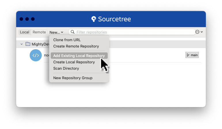Clone project with SSH